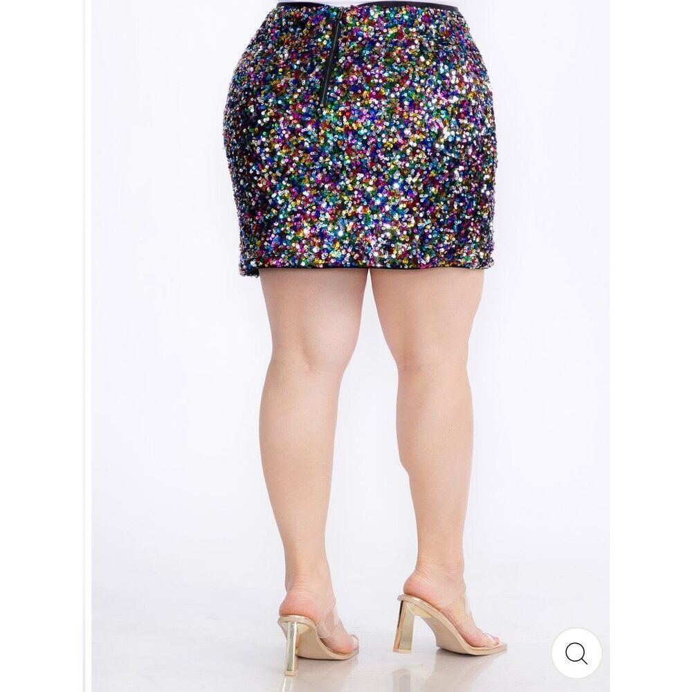 Sequin Embellished Skirt - Picture 4 of 4